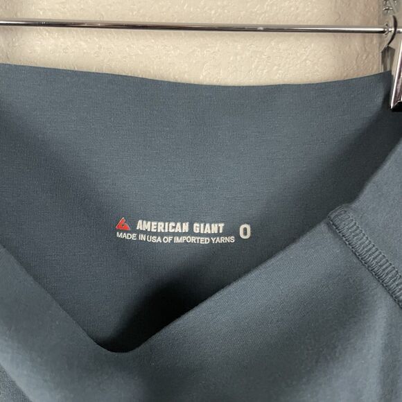 American Giant Womens Size 0 Blue Ankle Legging Pant - Picture 3 of 4